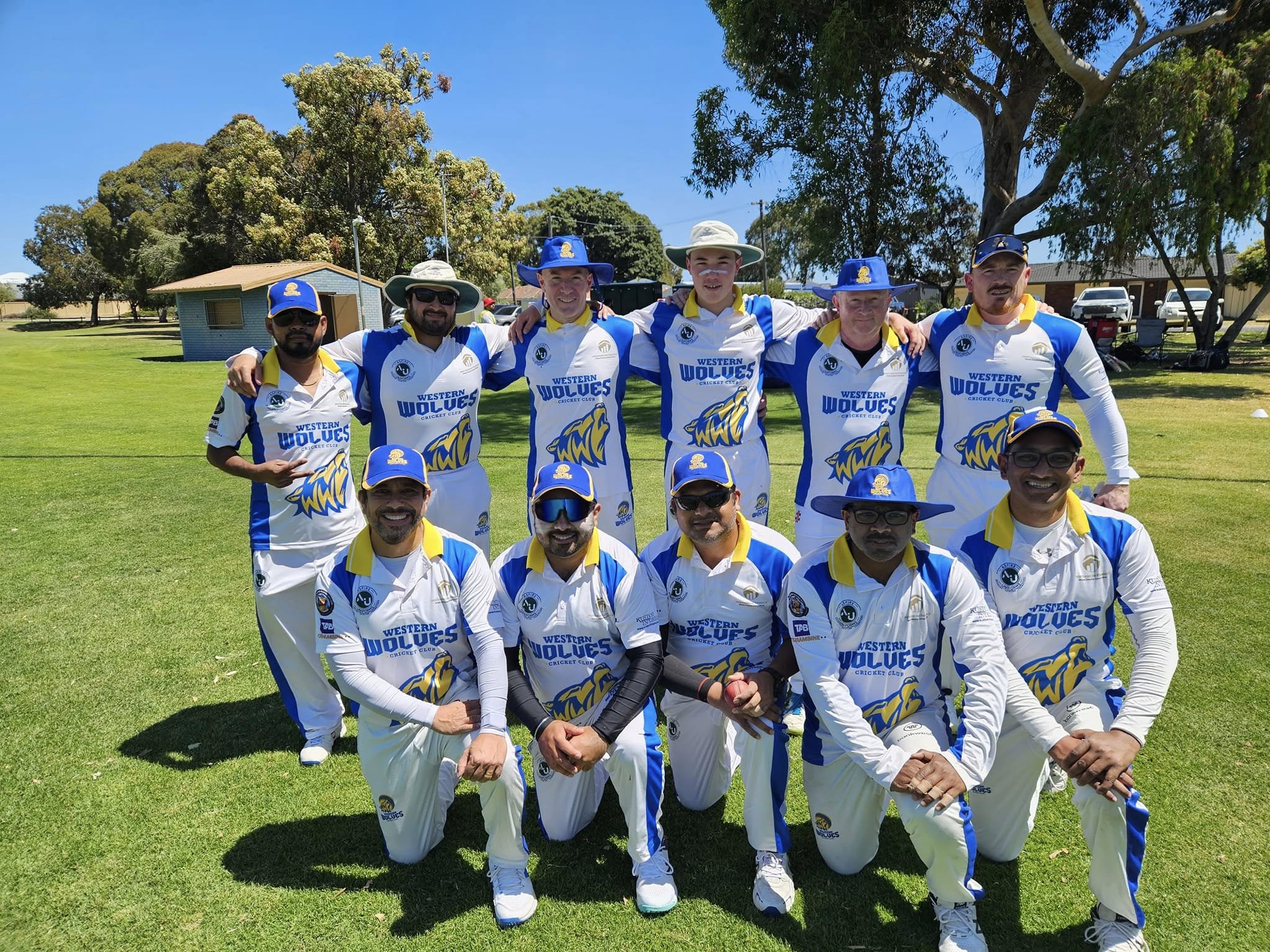 Western Wolves players in club colours